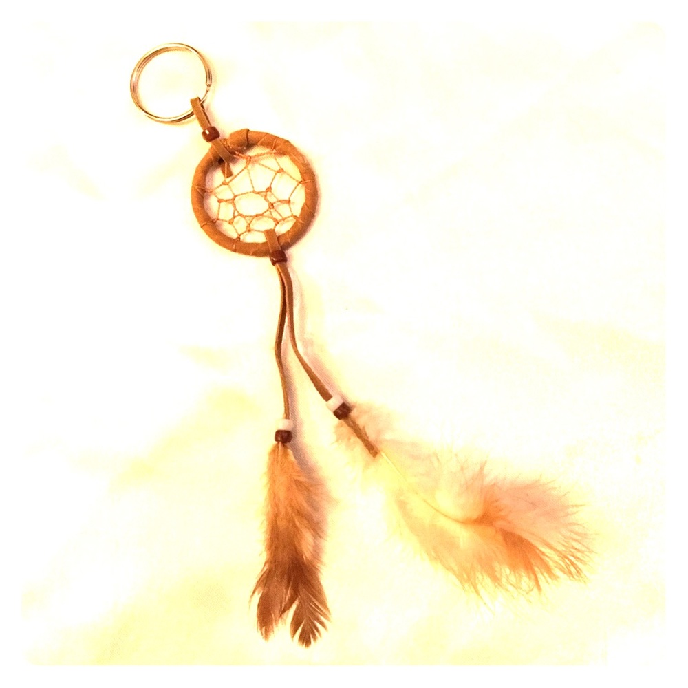 Vintage from the 70s Dream catcher key catcher